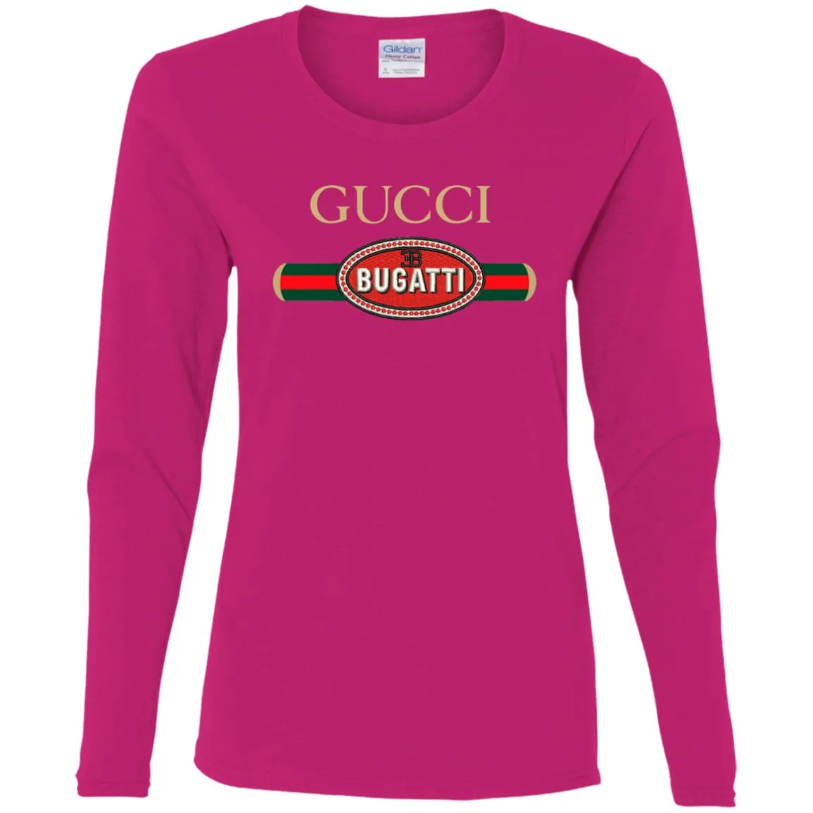 Gucci Bugatti T-shirt Women Long Sleeve Shirt