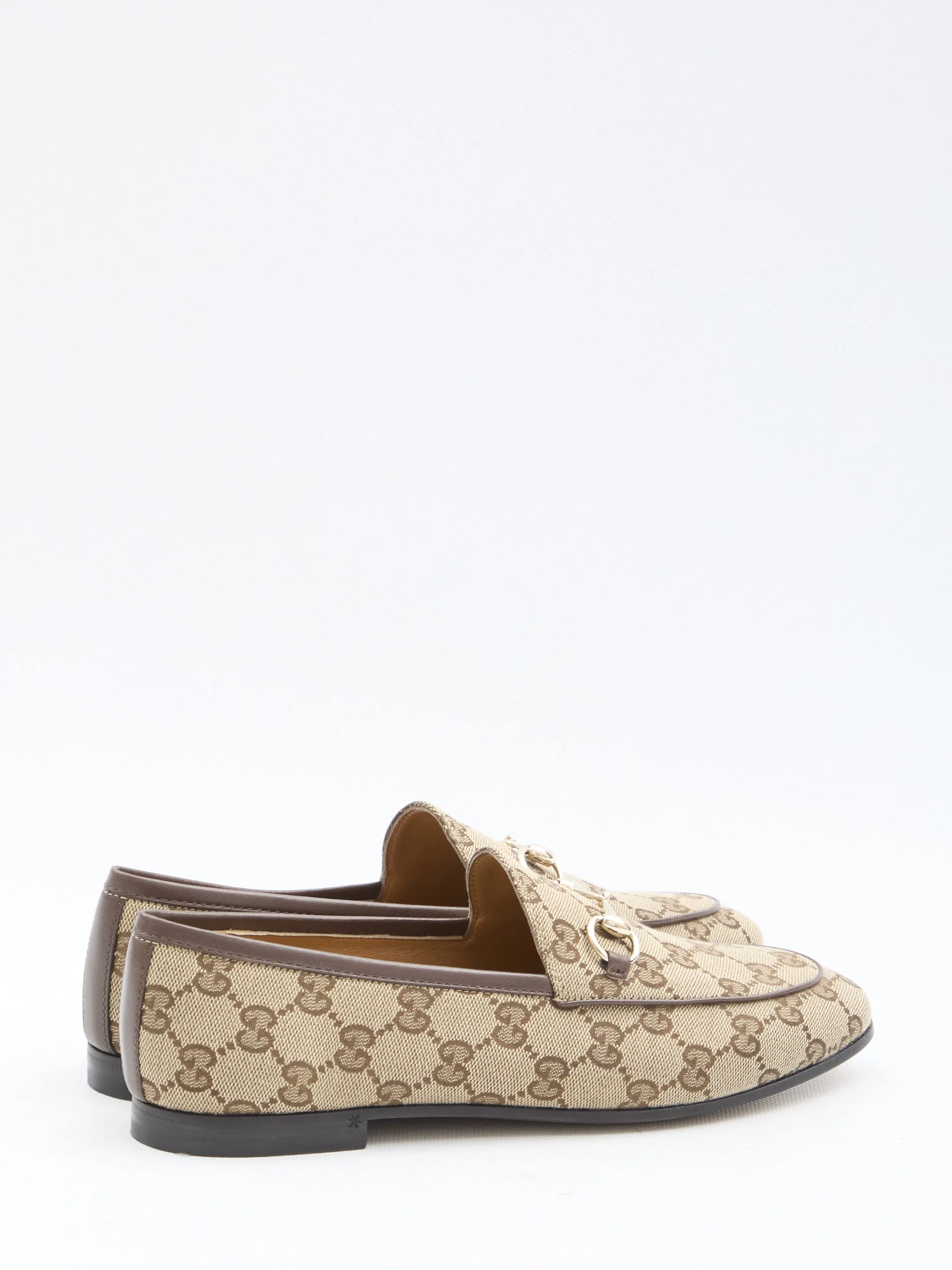 Gucci Jordaan Loafers In Beige