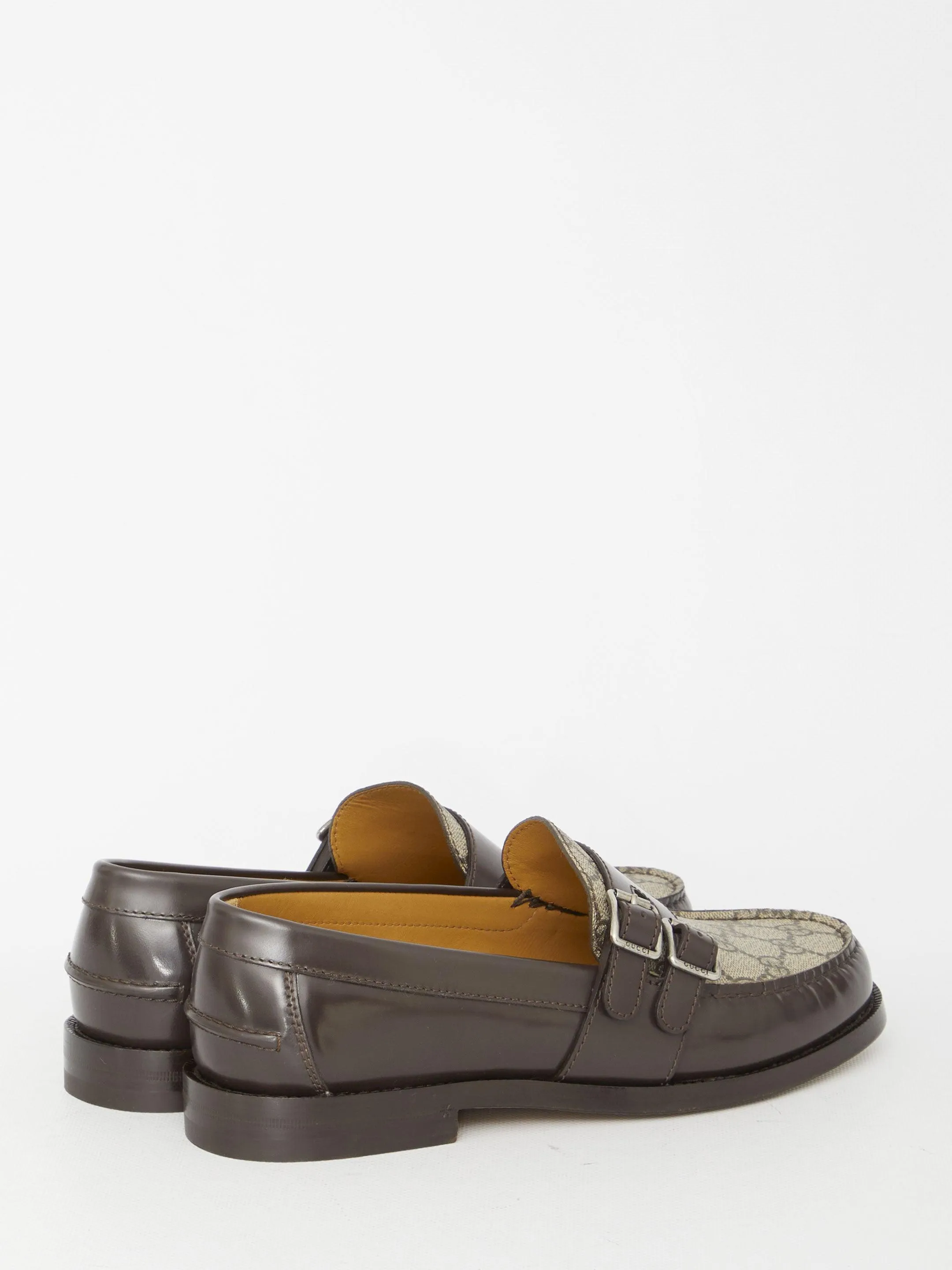 Gucci Men's Buckle Loafers With GG