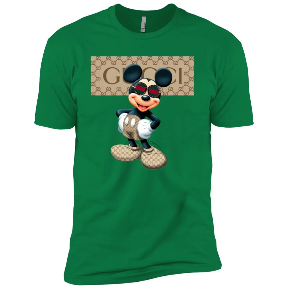 Gucci Mickey Gift Birthday T-shirt Men Short Sleeve T-Shirt