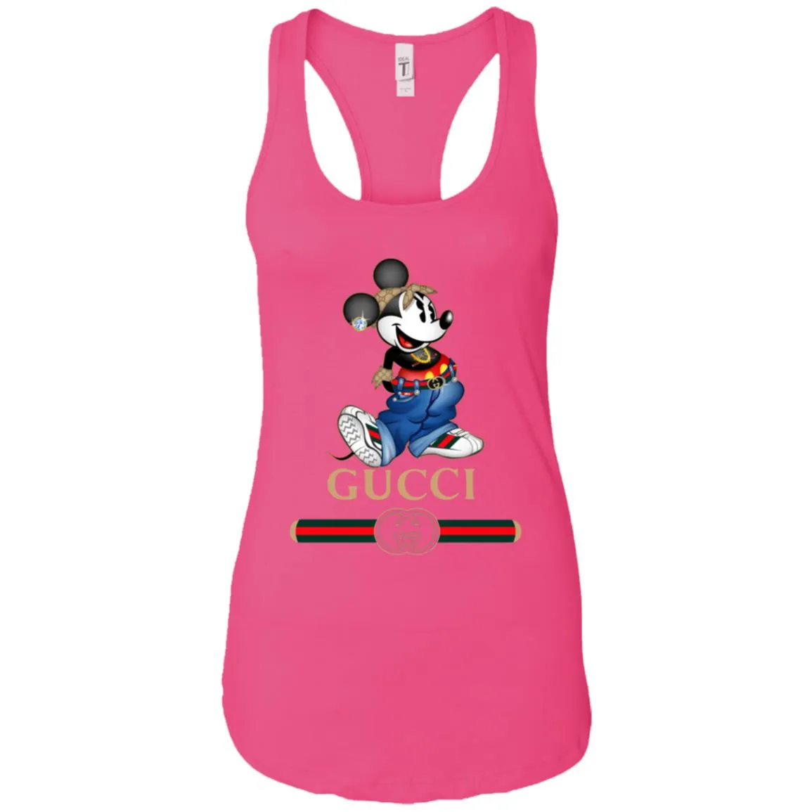 Gucci T-shirt Mouse Mickey Cartoon T-shirt Women Tank Top