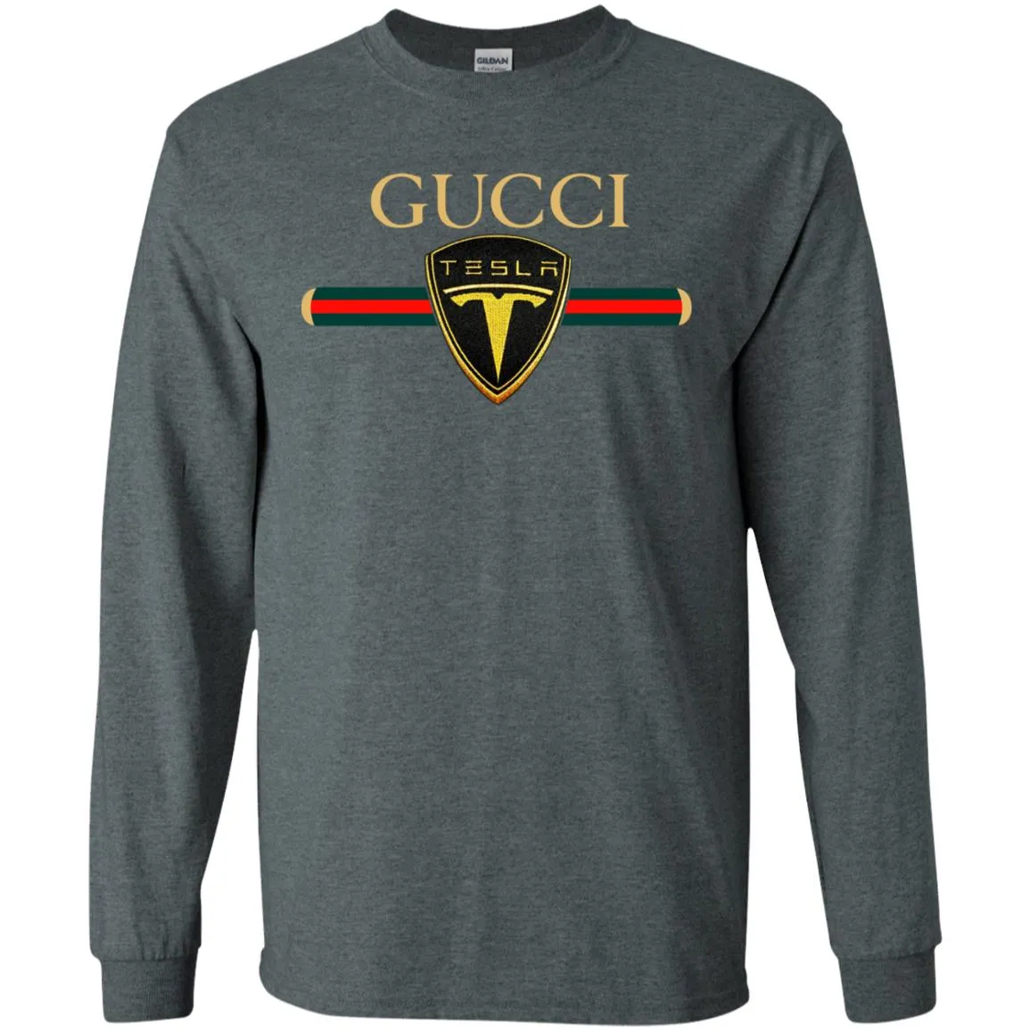 Gucci Tesla T-shirt Men Long Sleeve Shirt