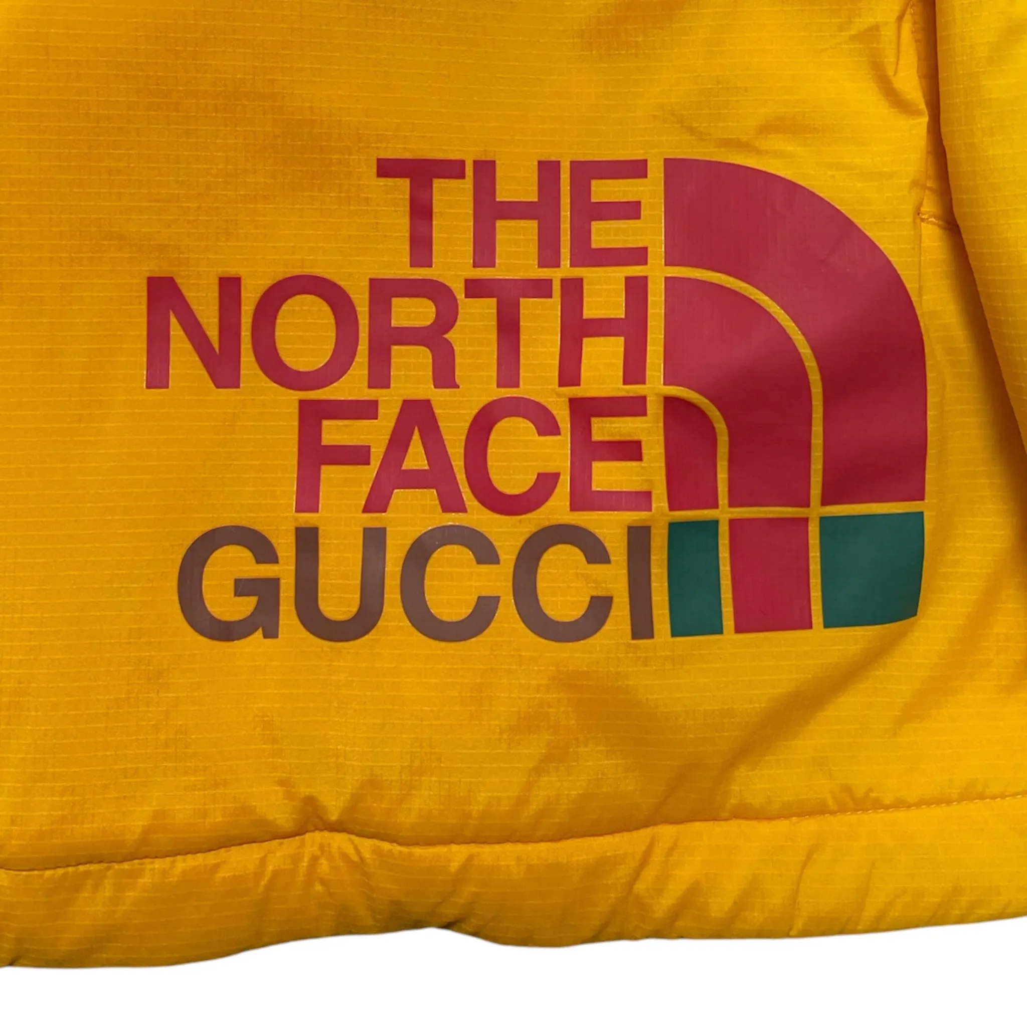 Gucci x The North Face Polyamide Jacket Yellow Pre-Owned