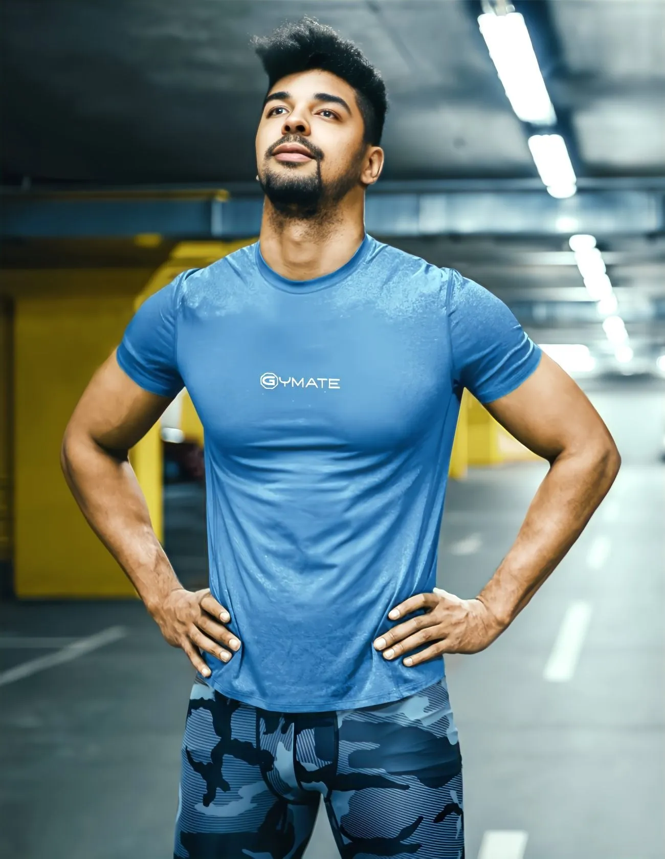 Gym Tops Recycled Activewear T-shirt Gymate [ctr]