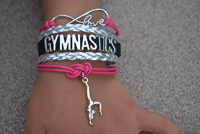 Gymnastics Bracelet and Hair Tie Gift Set