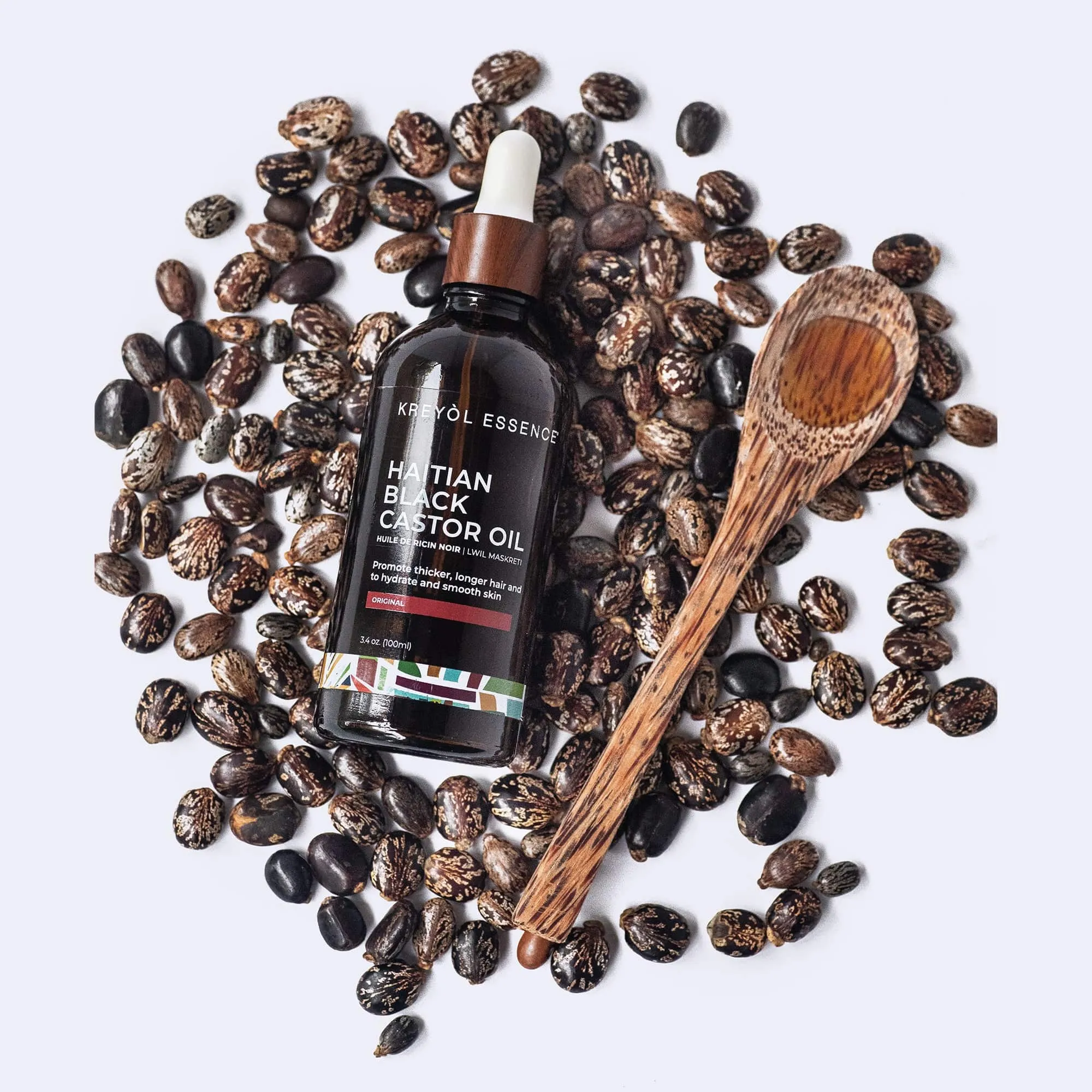 Haitian Black Castor Oil - Original (3.4oz) Super Size