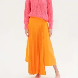 Half Pleated Skirt