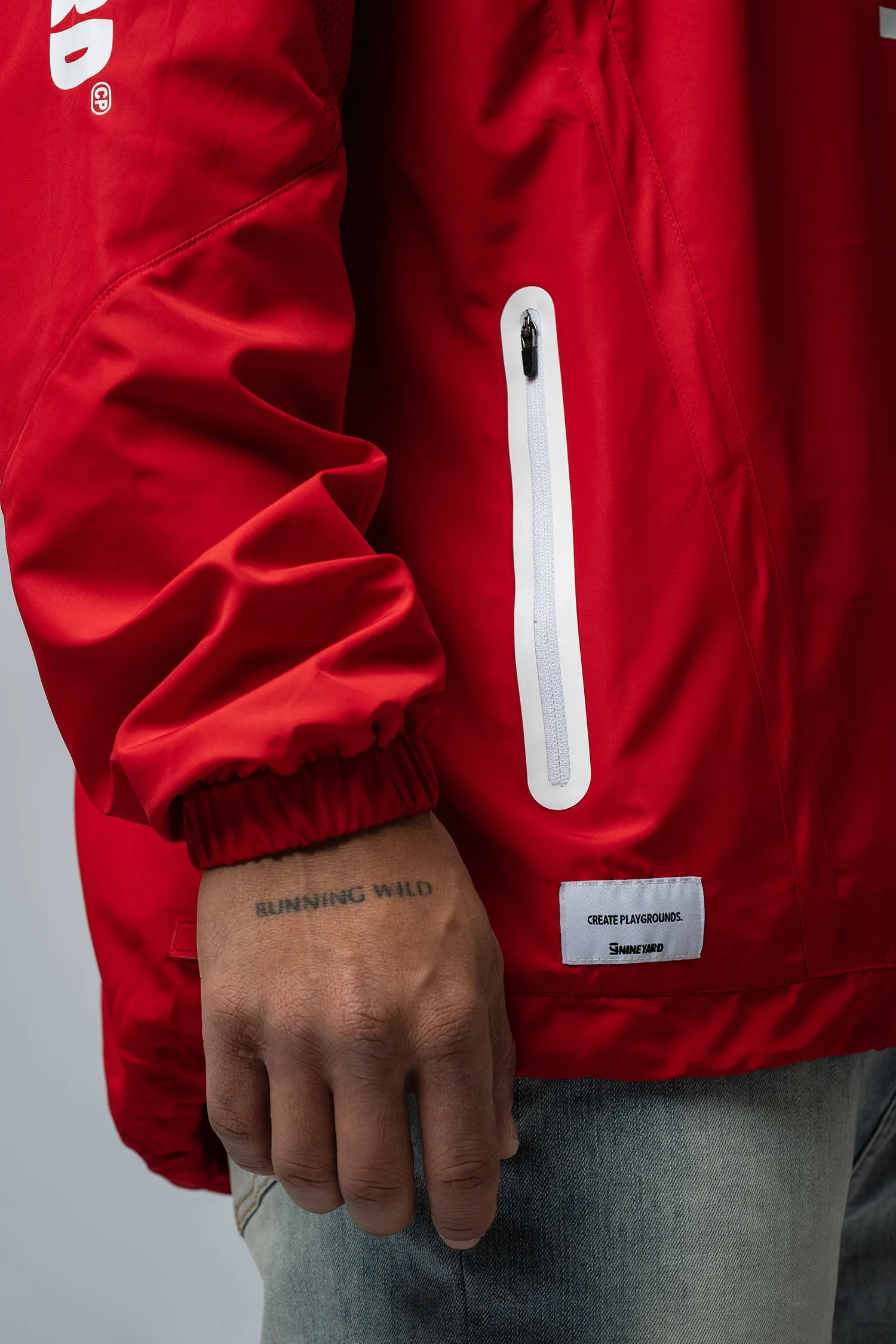 Half Zip Windbreaker Jacket