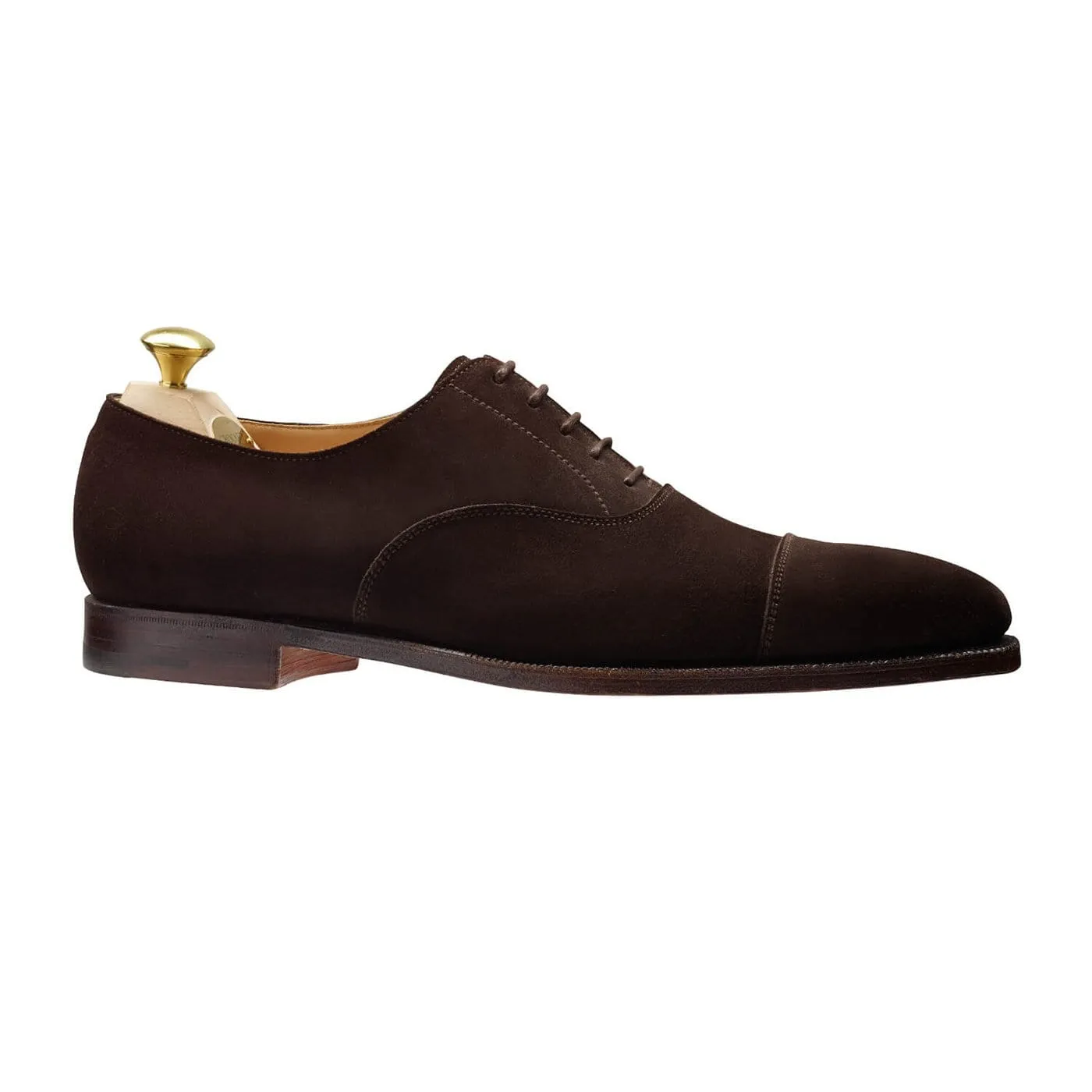 Hallam Espresso Calf Suede