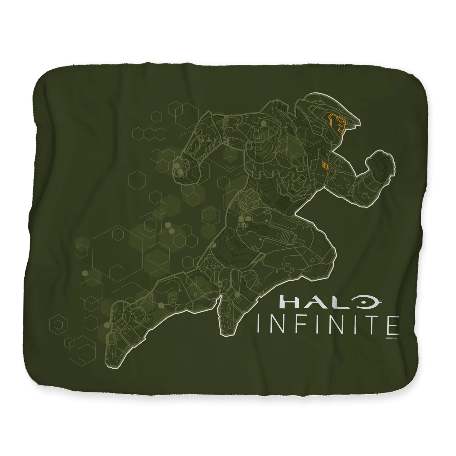 Halo Infinite Sprinting Master Chief Sherpa Blanket