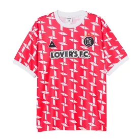 H&M x Lover's FC 7 Football T-shirt, red/black/white