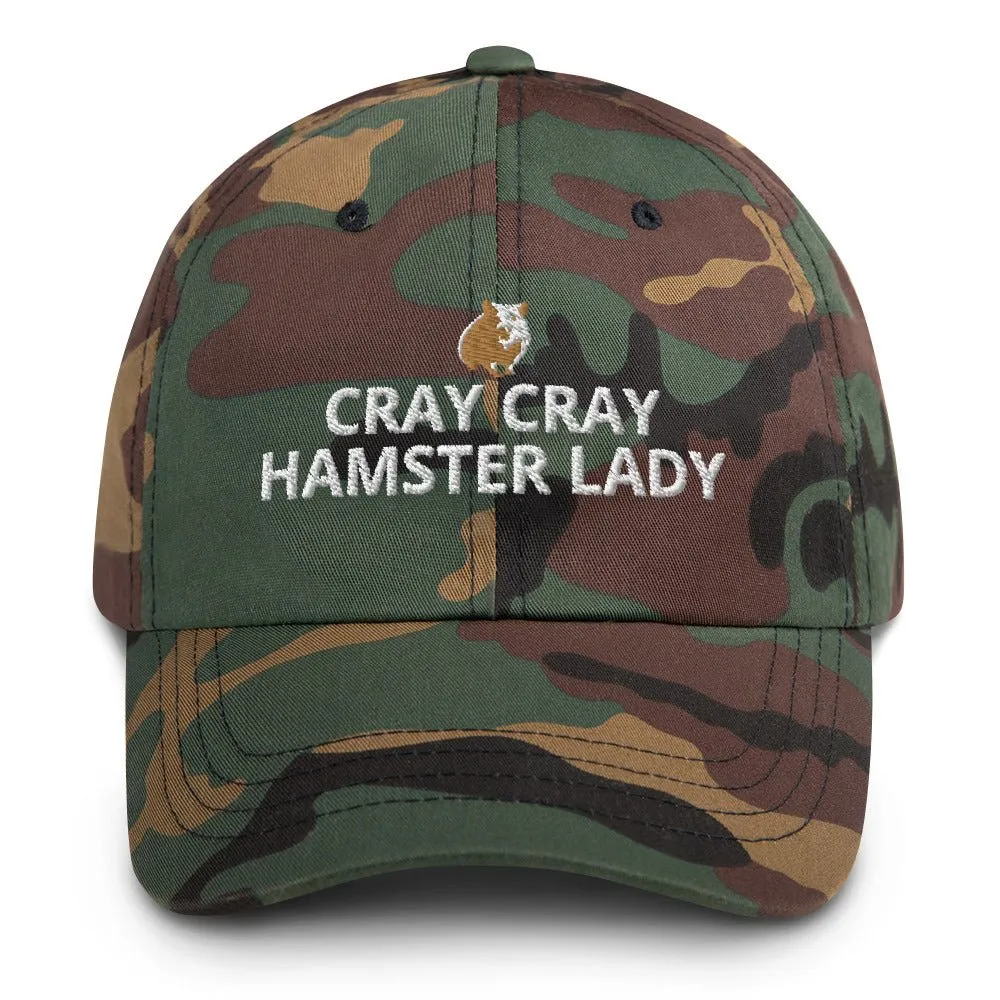 Hamster Hat | Cray Cray Hamster Lady | Perfect gift for the Pet Hamster lover! | Multiple Hat Colors Available