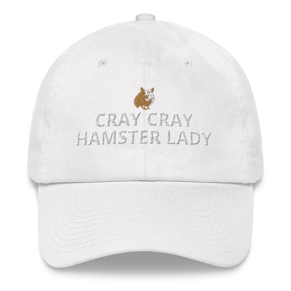 Hamster Hat | Cray Cray Hamster Lady | Perfect gift for the Pet Hamster lover! | Multiple Hat Colors Available