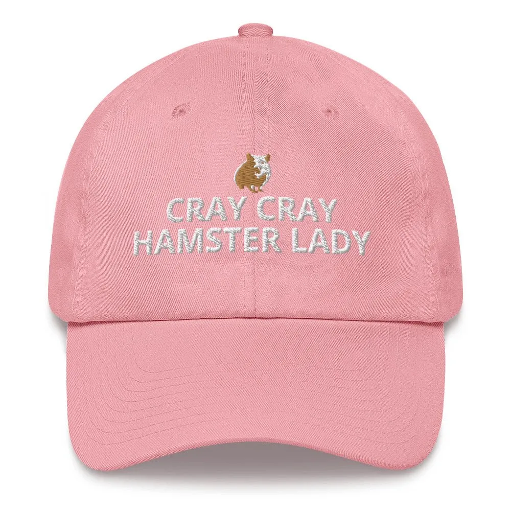 Hamster Hat | Cray Cray Hamster Lady | Perfect gift for the Pet Hamster lover! | Multiple Hat Colors Available