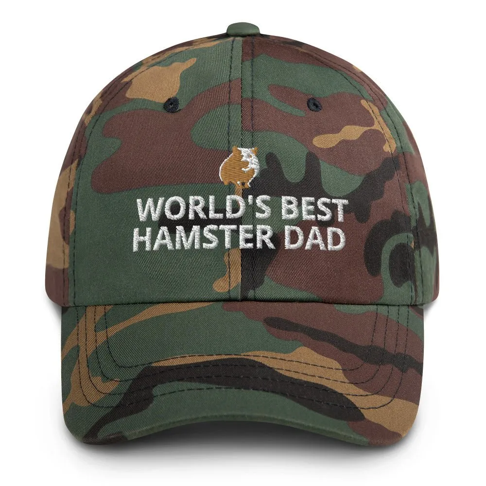 Hamster Hat | World's Best Hamster Dad | Perfect gift for the Pet Hamster lover!