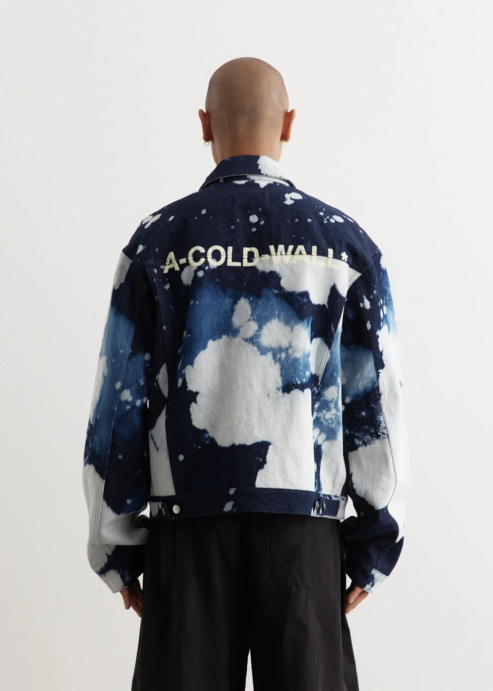 Hand Bleached Denim Jacket