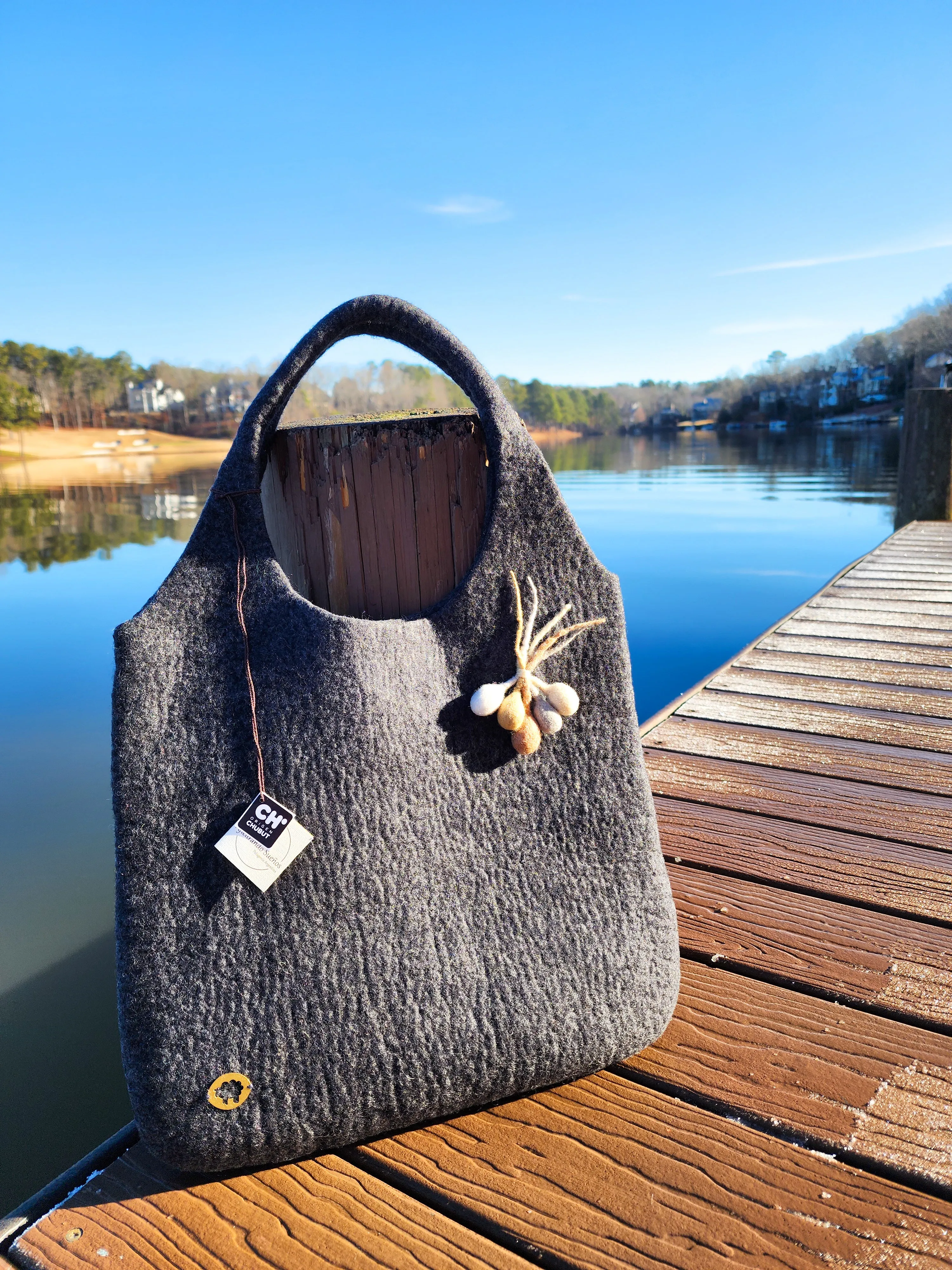 Handbag Merino Wool Felt Puelo