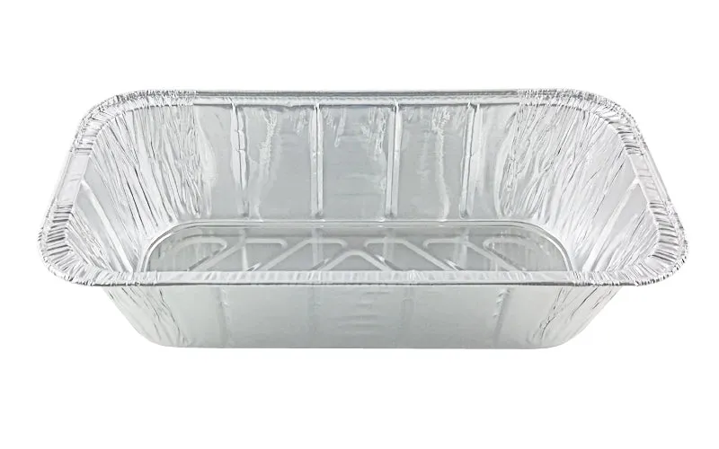 Handi-Foil 5 lb. Aluminum Foil Loaf Pan w/Lid 50/PK