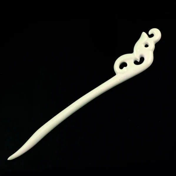 Handmade Porcelain China Hair Stick Dragon