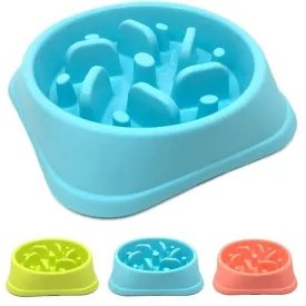 Happy Hunting Slow Feeder Pet Bowl - Assorted Colours