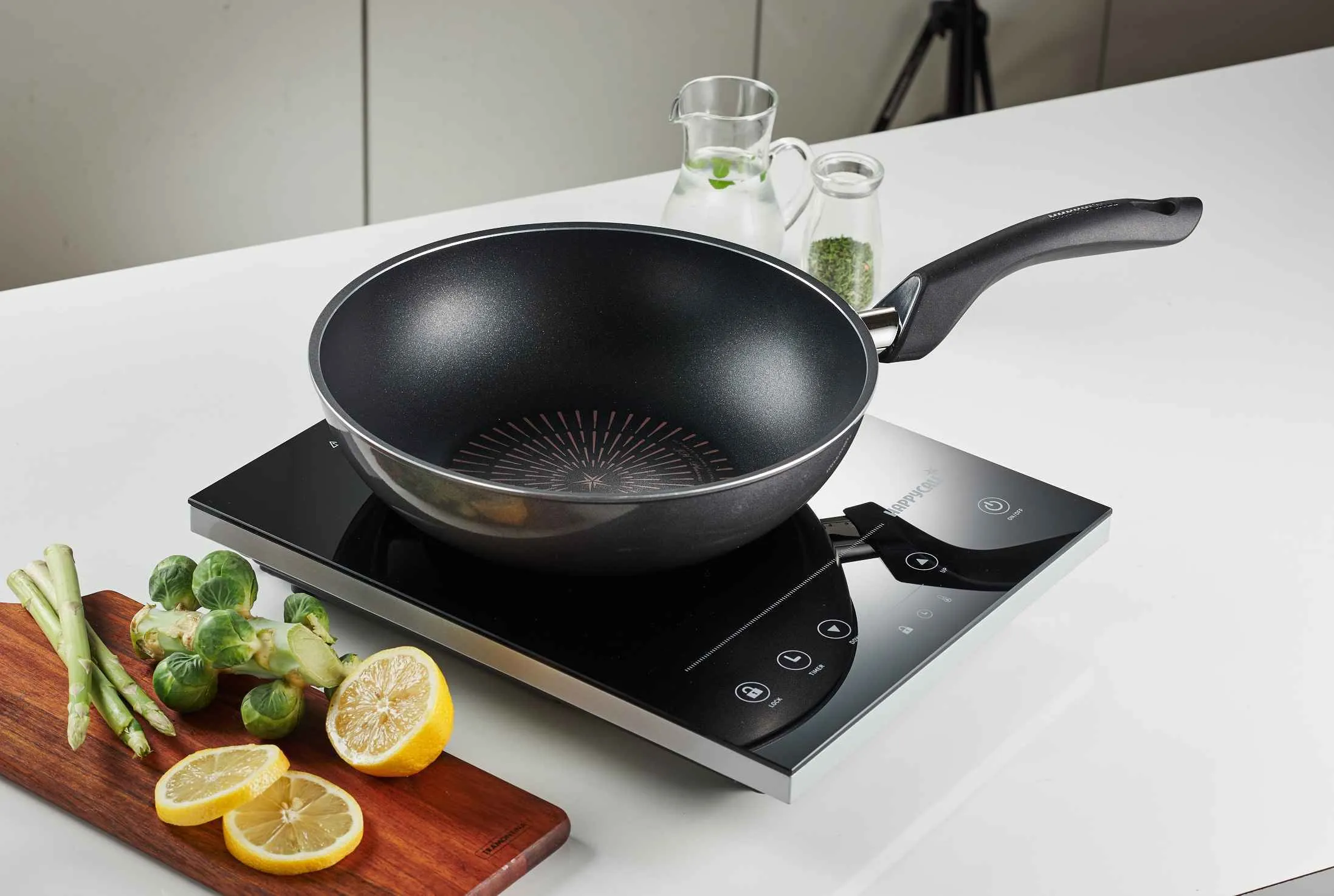 Happycall Titanium Wok, 10in (Induction Capable)