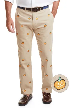 Harbor Pant Khaki with Jack O'Lantern