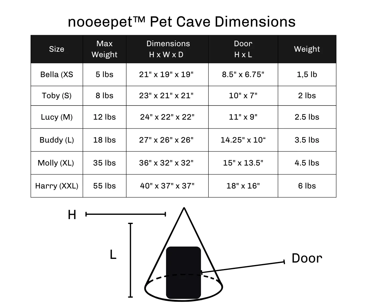 Harry Pet Cave (XXL) Gray