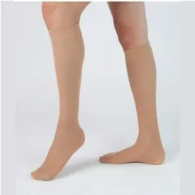 Health Support Vascular Hosiery 15-20 mmHg, Knee Length, Sheer, Beige, Short Size D