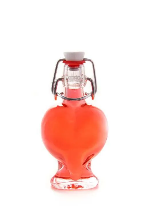 Heart Decanter with FRUITY LIQUEURS