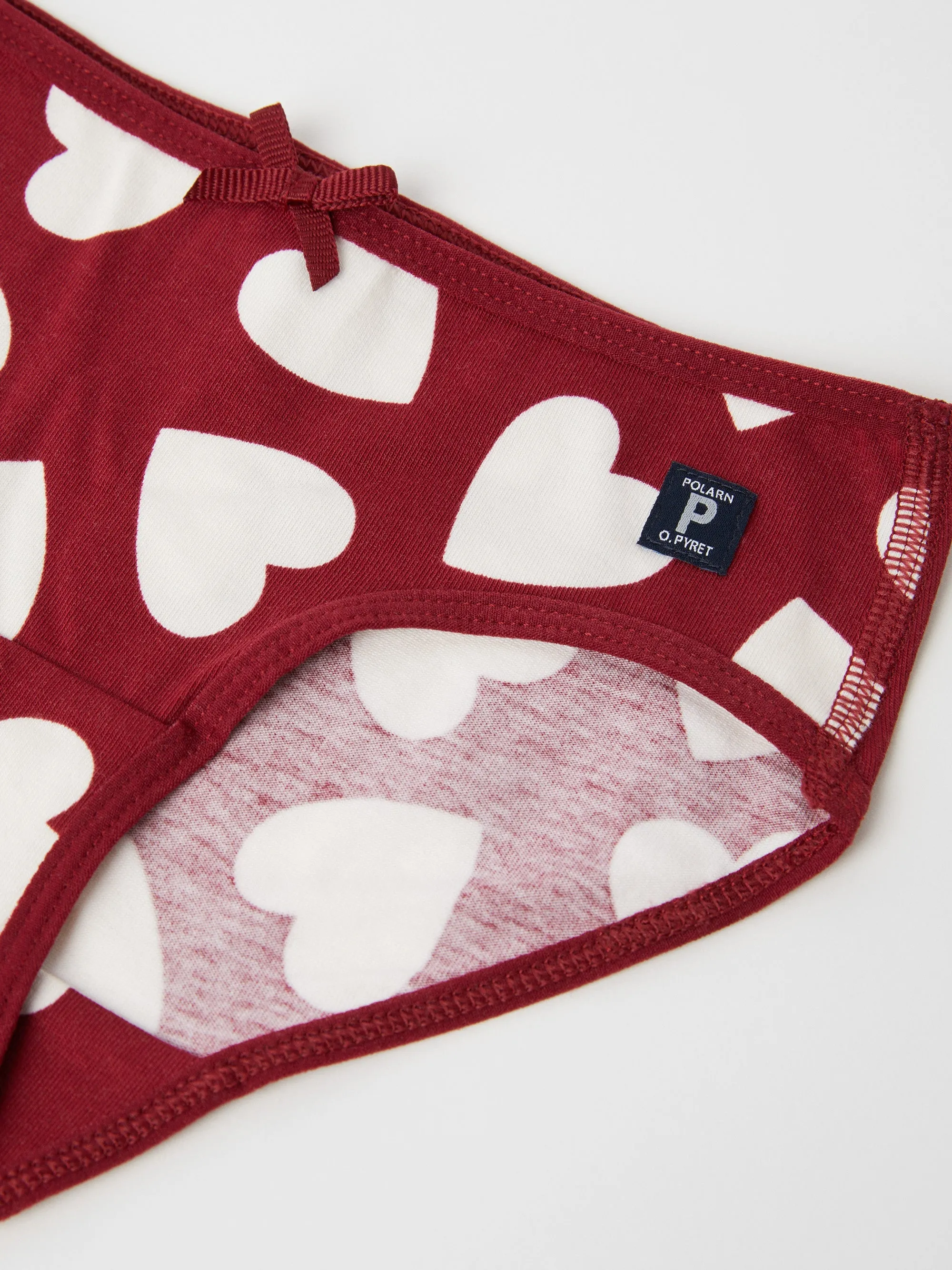 Heart Print Girls Briefs