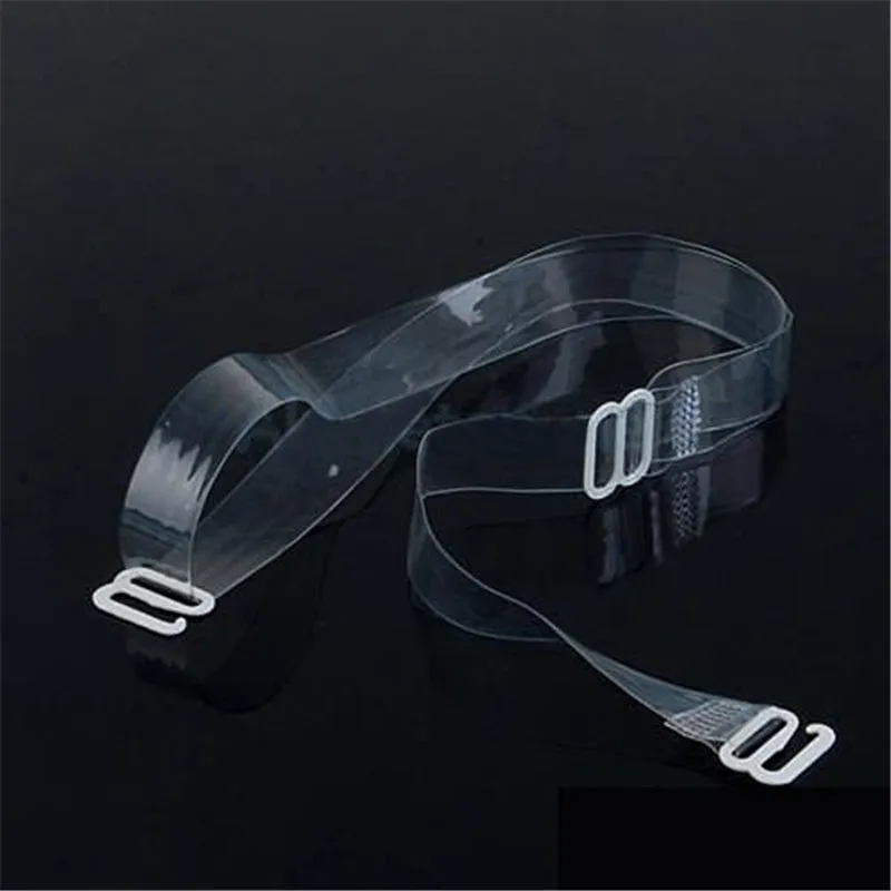 Heat 6 Pairs Of High Elastic Transparent Straps Invisible Bra Straps For Garment Accessories CC0865