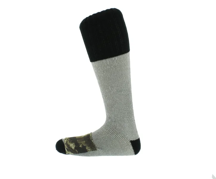 Heated Mossy Oak Acrylic Sock (Two Pairs)