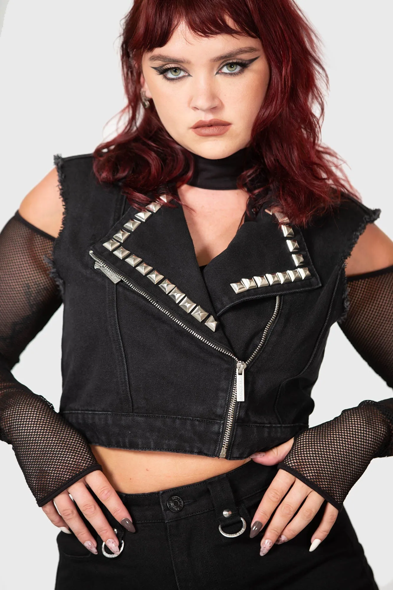 Heaven2Hell Denim Vest - Resurrect