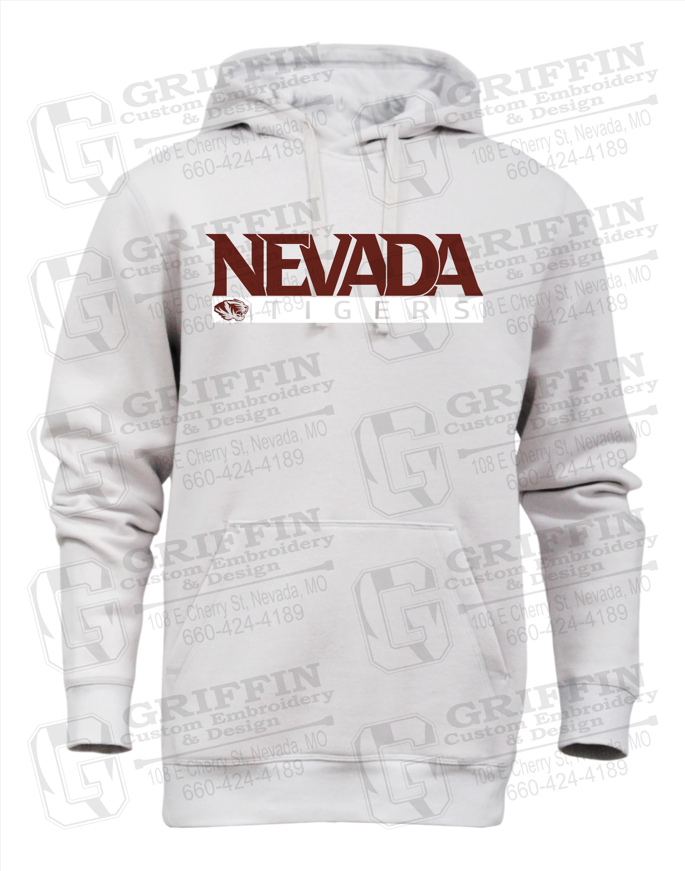 Heavyweight Fleece Hoodie - Nevada Tigers 22-G