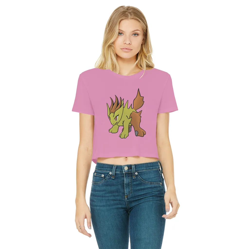 Hedgpoint Classic Women's Cropped Raw Edge T-Shirt