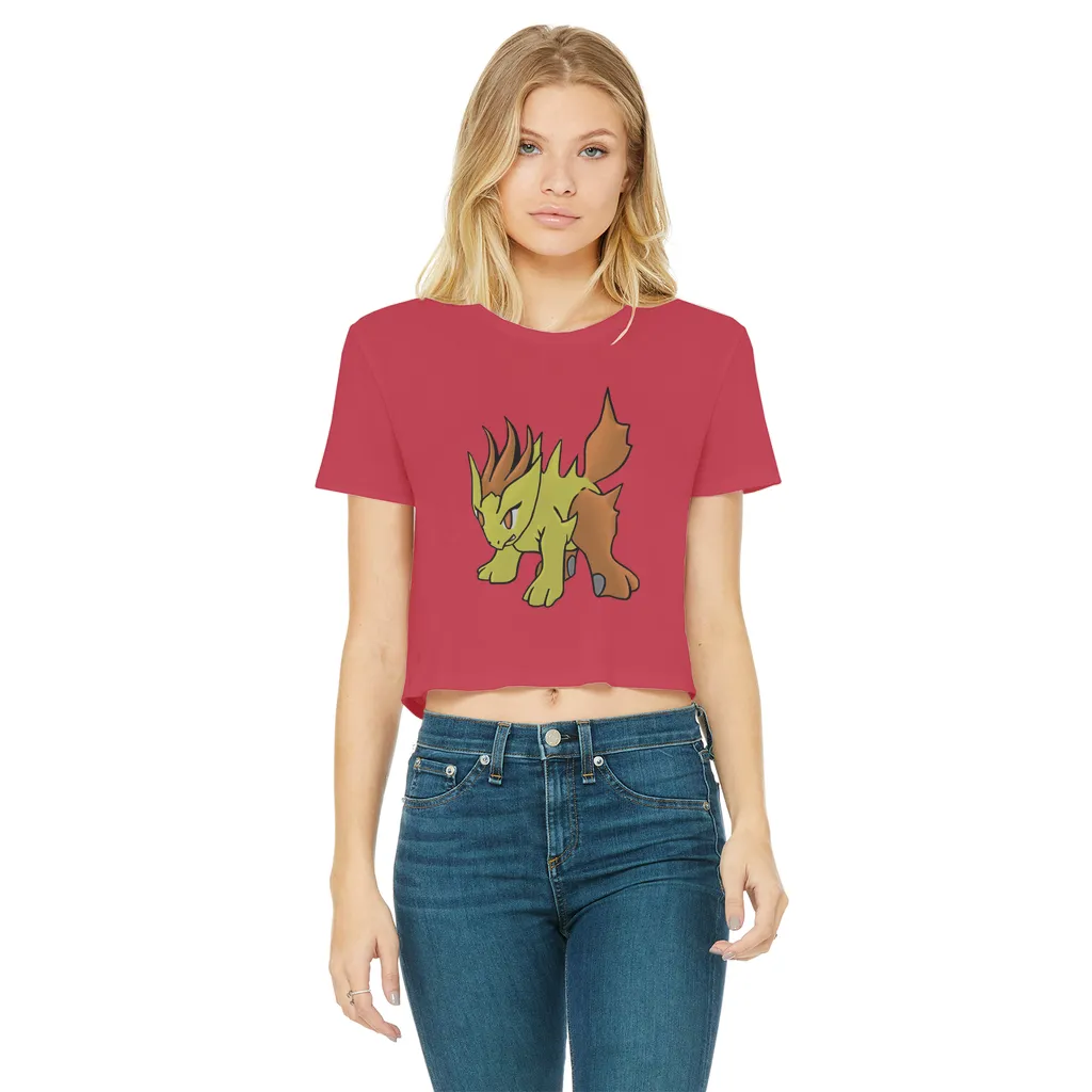 Hedgpoint Classic Women's Cropped Raw Edge T-Shirt