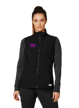 Helly Hansen Women's Paramount Softshell Vests, Black