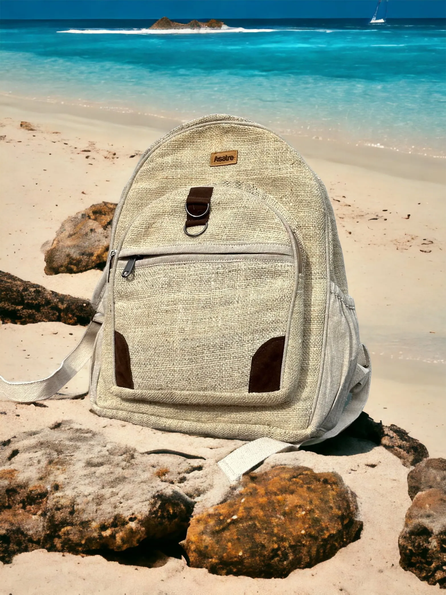 Hemp Backpack -Natural