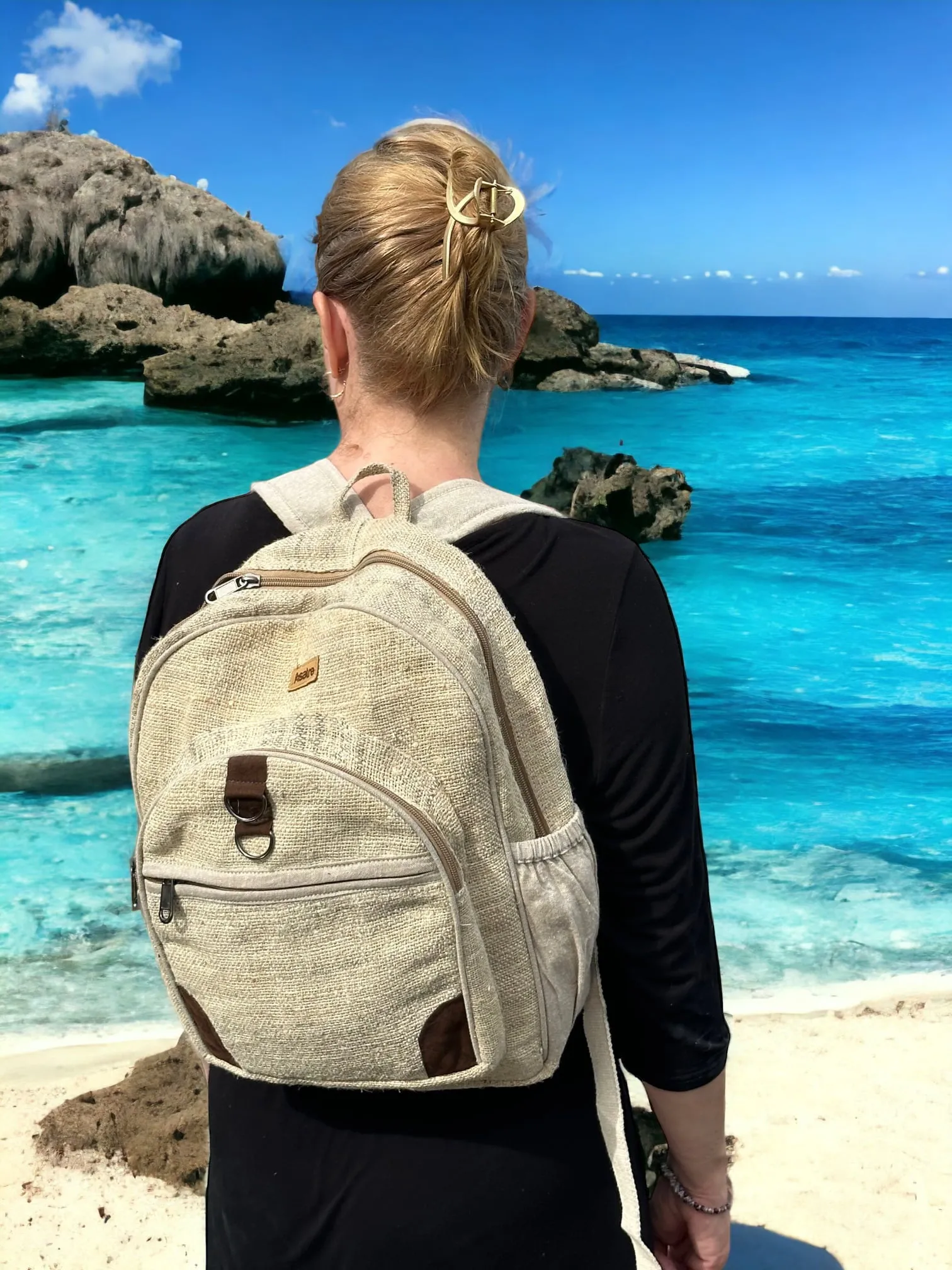 Hemp Backpack -Natural