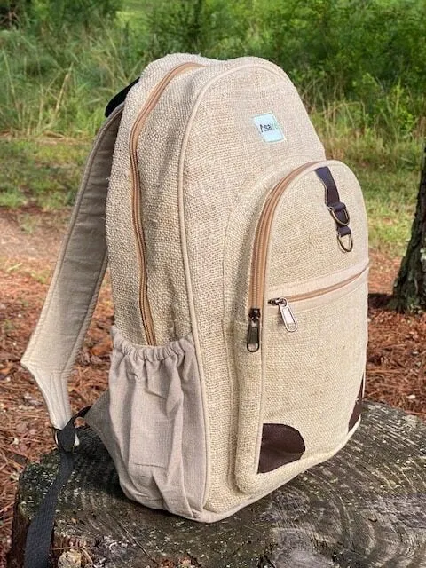 Hemp Backpack -Natural