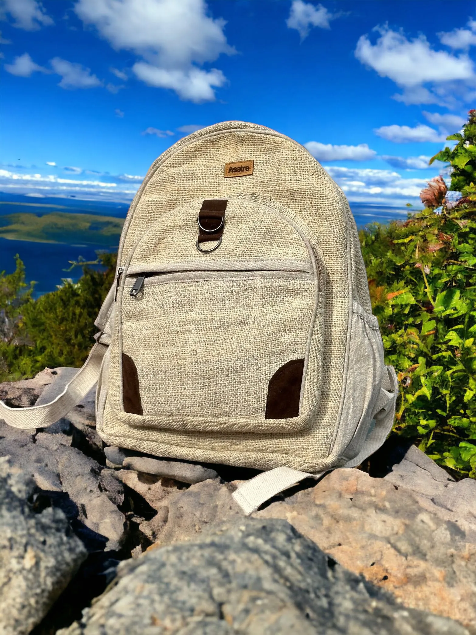 Hemp Backpack -Natural