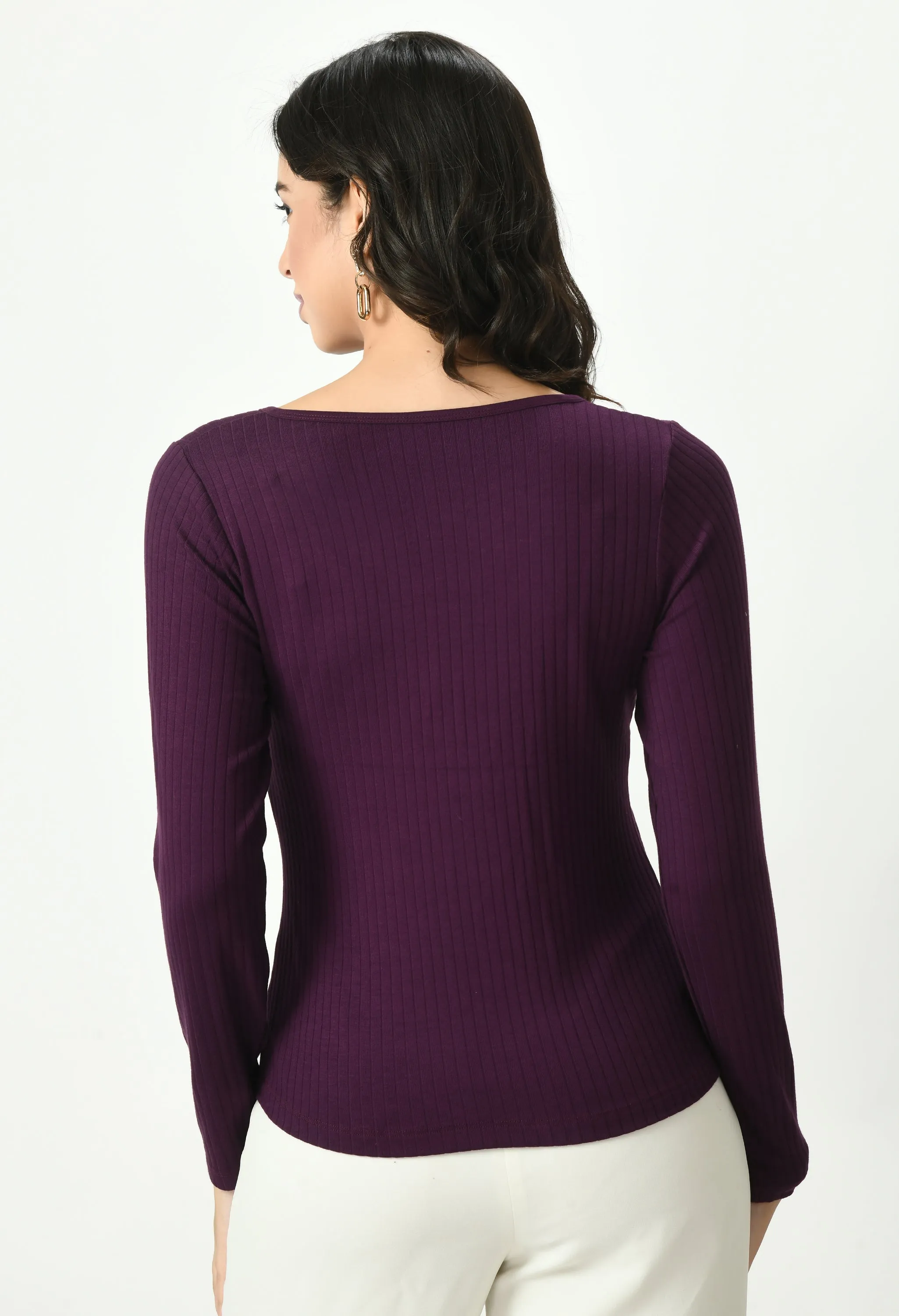 Henley Long Sleeve T-shirt #7055