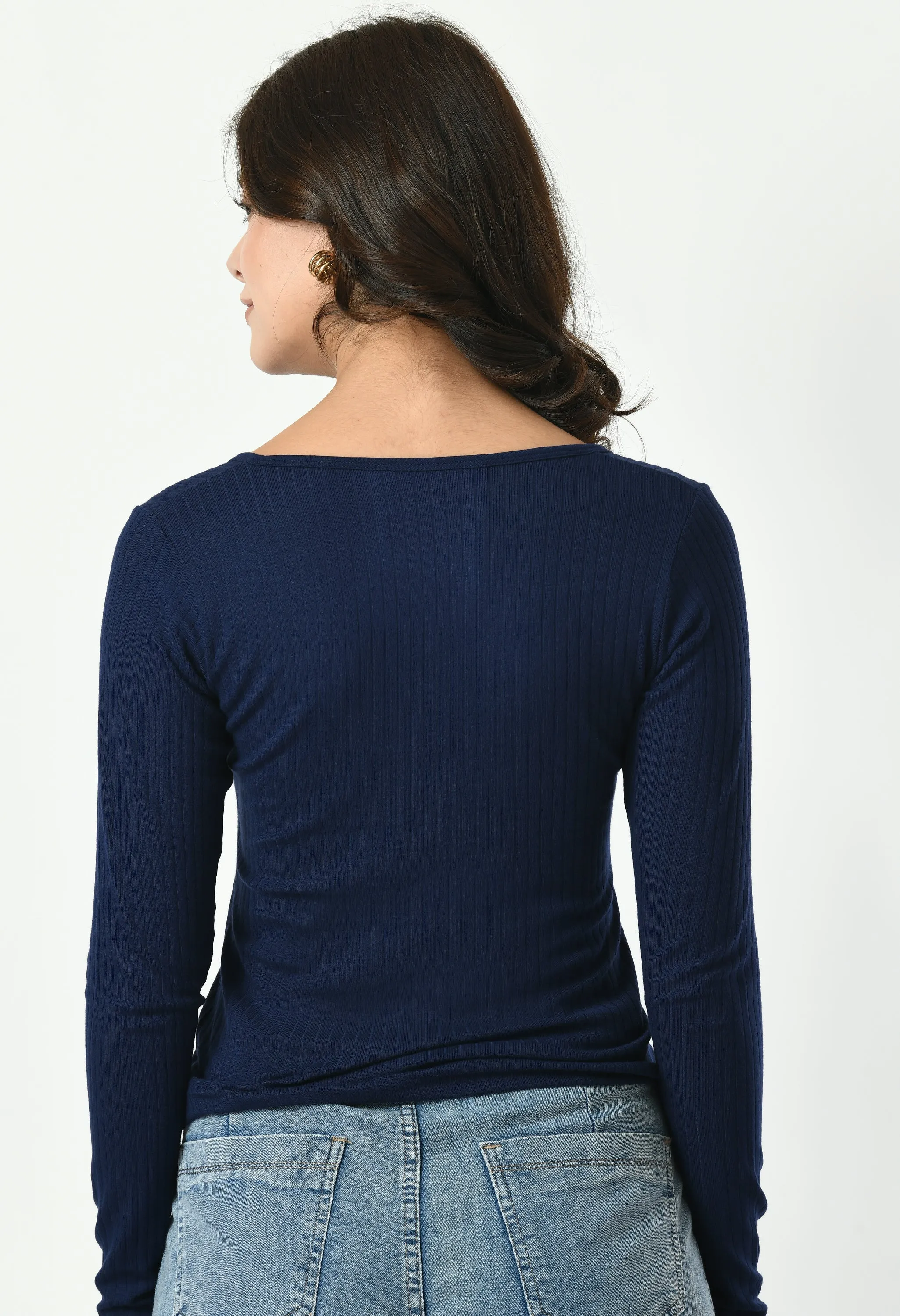 Henley Long Sleeve T-shirt #7055