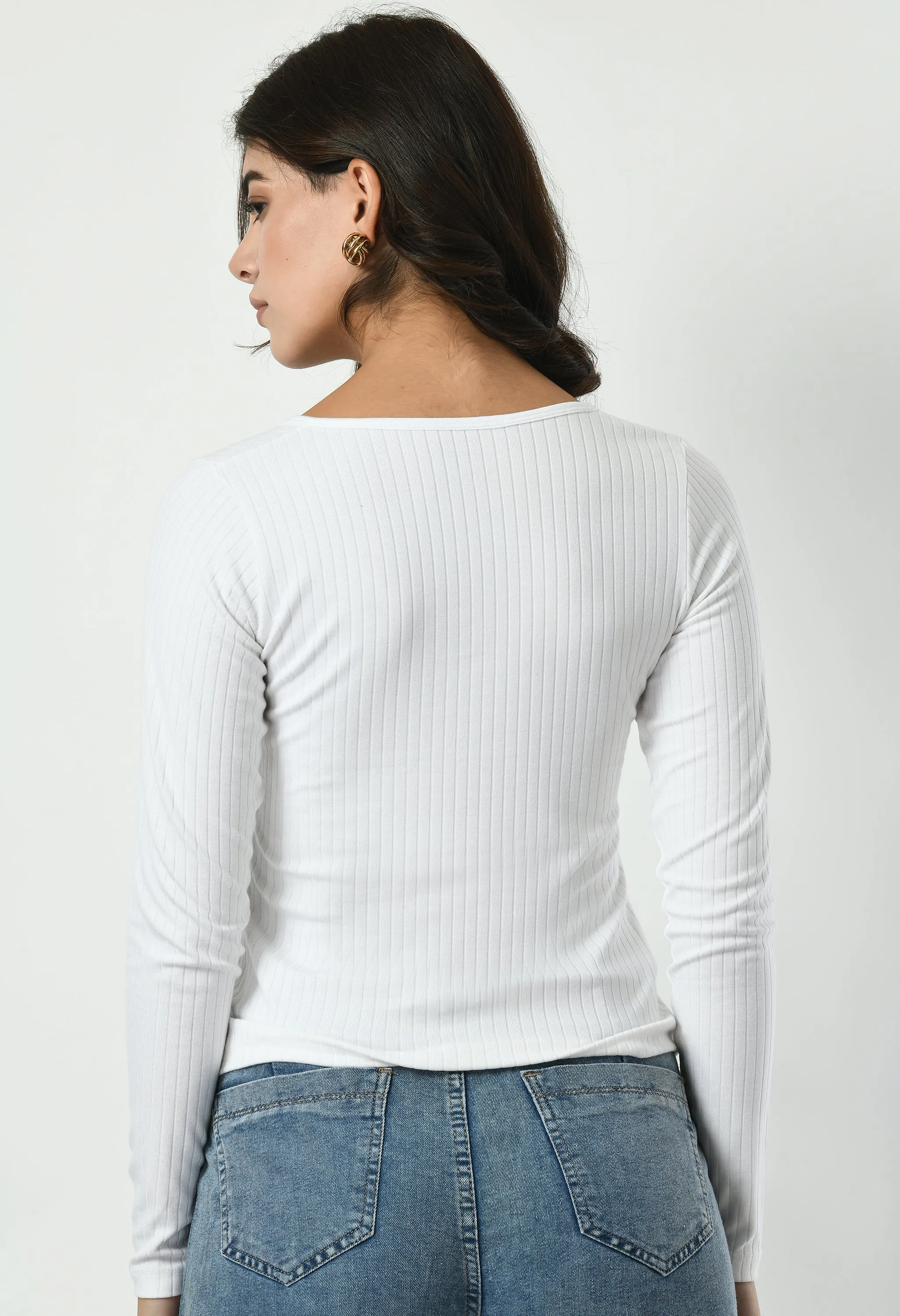 Henley Long Sleeve T-shirt #7055