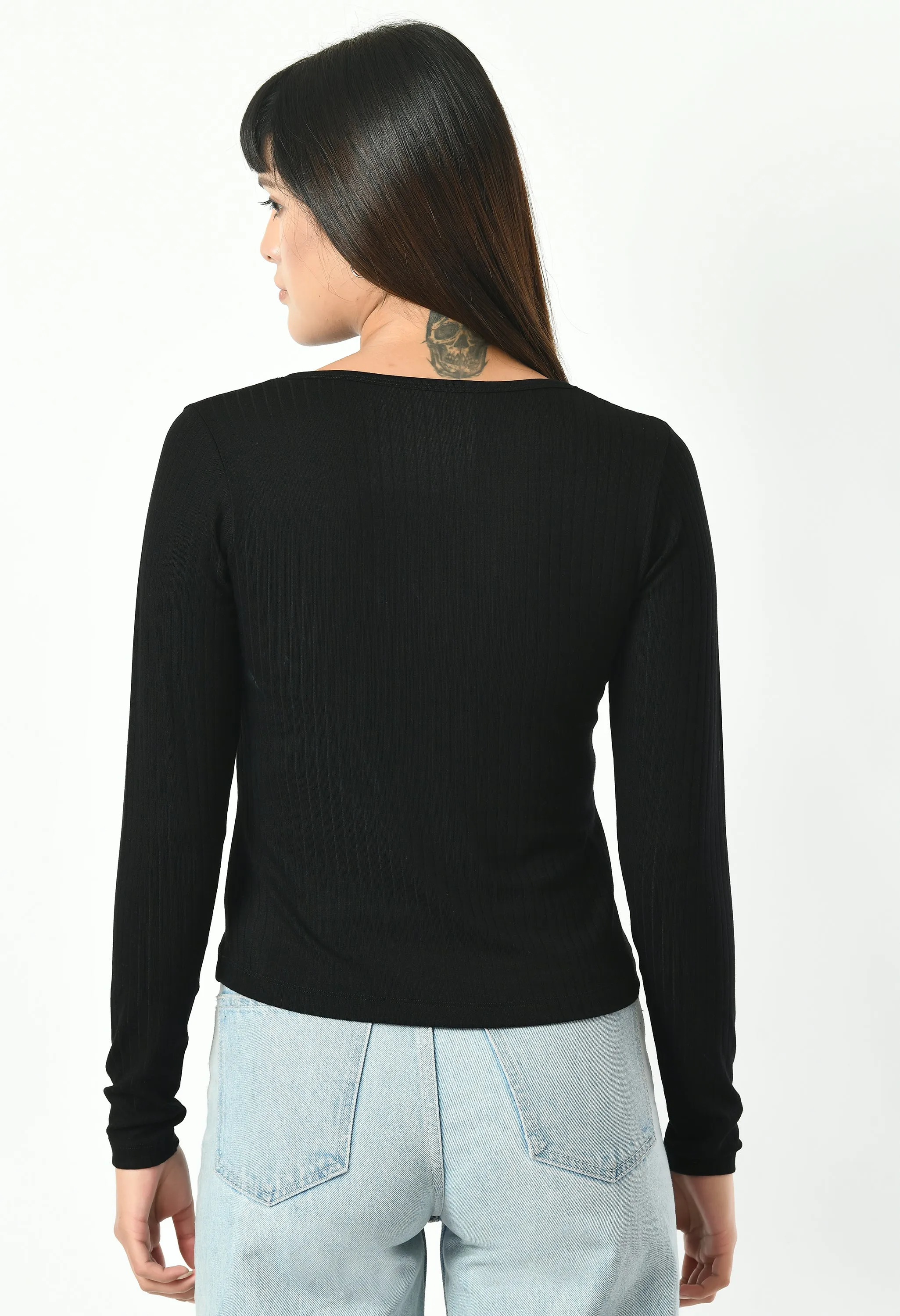 Henley Long Sleeve T-shirt #7055