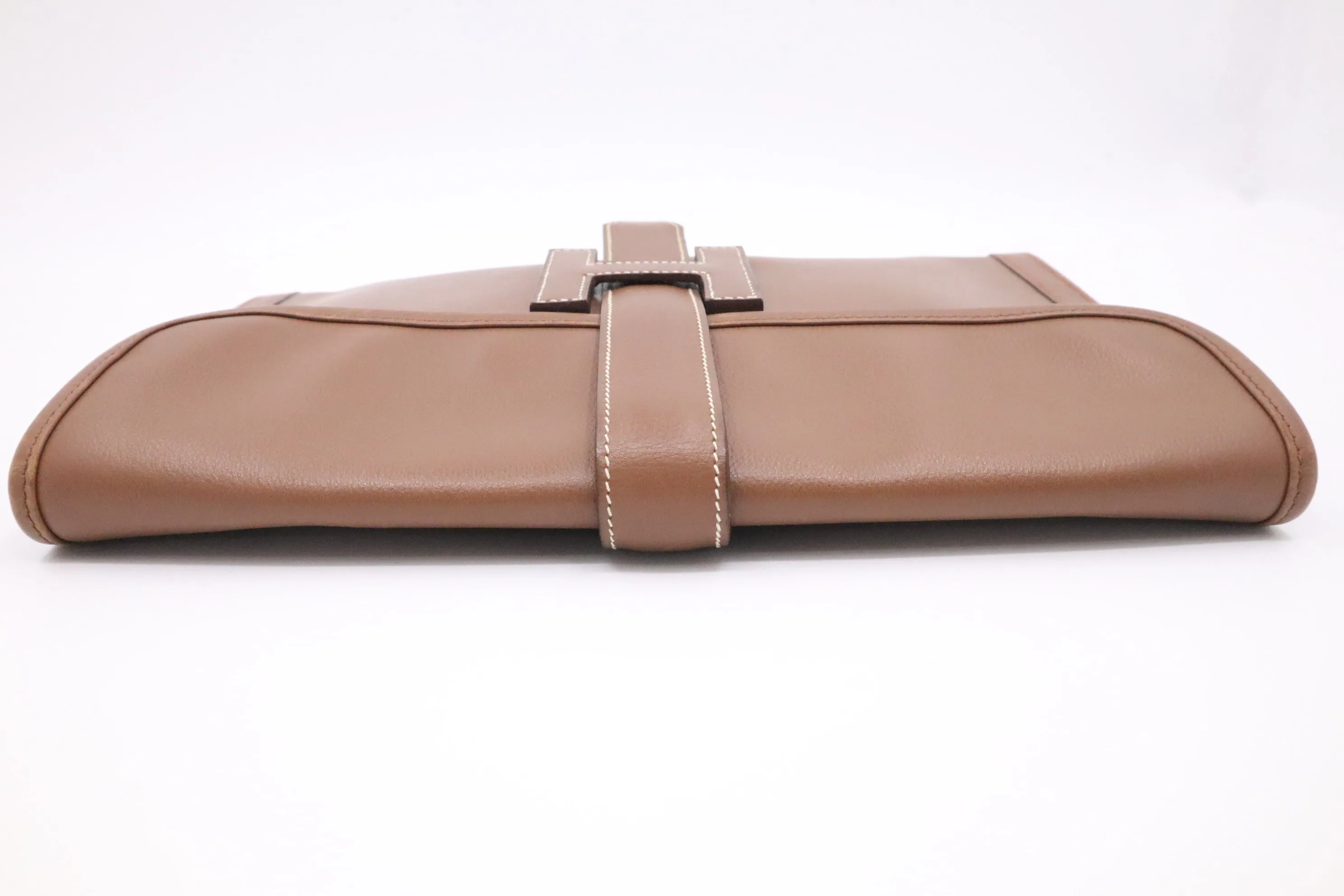 Hermes Jige Elan PM in Light Brown Leather