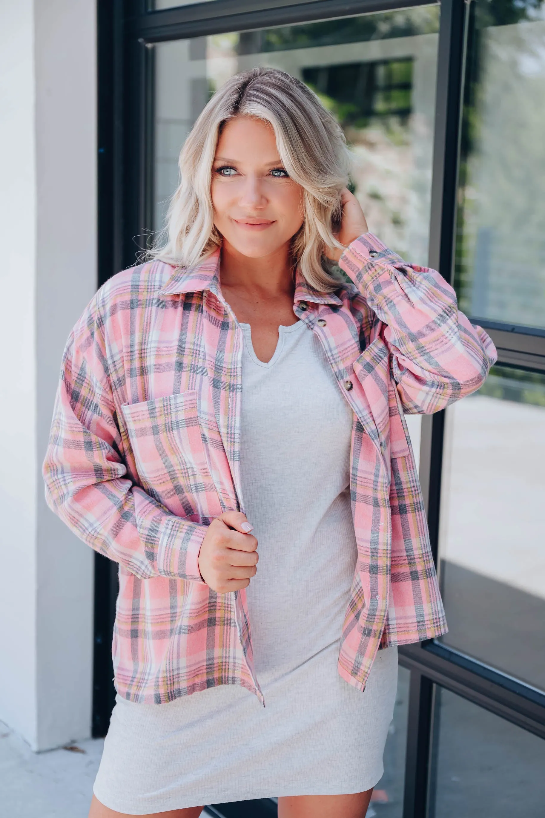 High Country Plaid Shirt - Pink