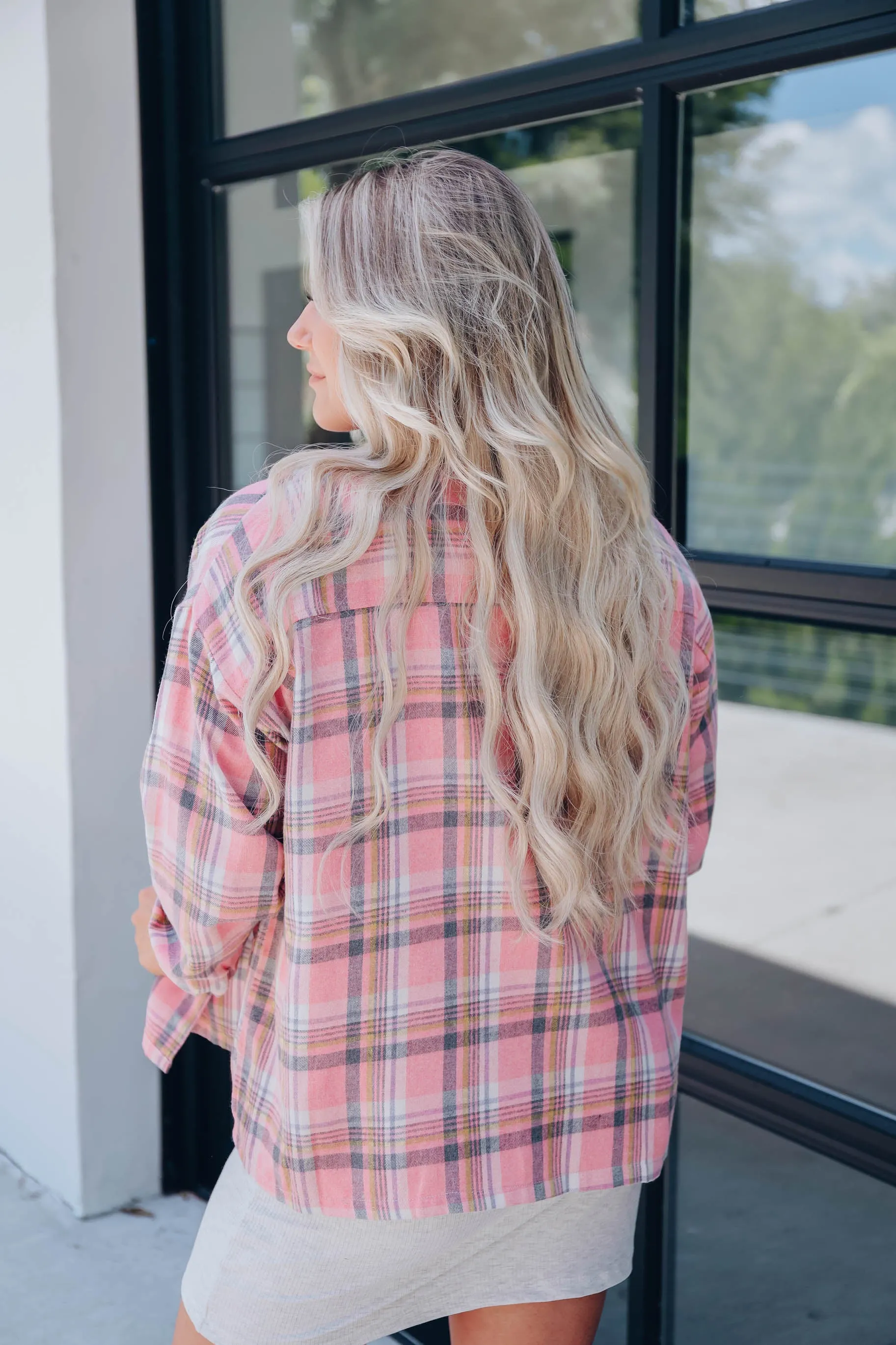 High Country Plaid Shirt - Pink