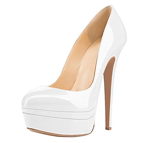 High Heel Stiletto Pumps With Closed Toe Slip-On