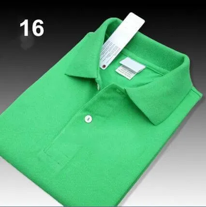 High Quality Crocodile Polo Shirt Men Solid Cotton Shorts Polo Summer Casual Polo Homme T-shirts Mens Polos Shirts Poloshirt SS01